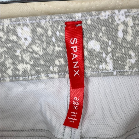 Spanx Leggings Pants Speckle Patterned Tummy Control Sz XL - Picture 12 of 13